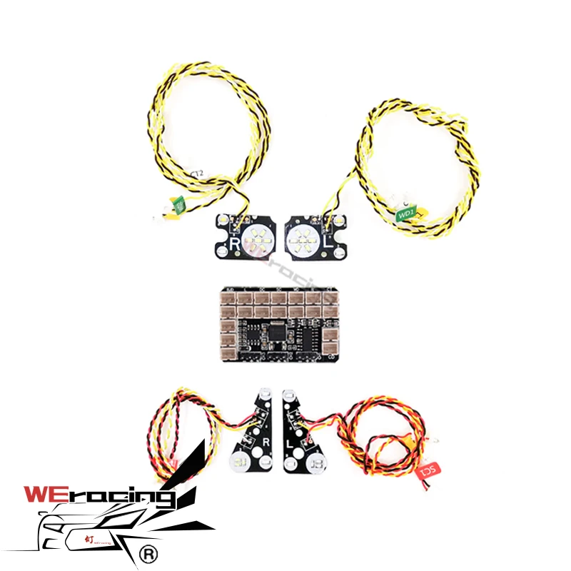 TRX4 RC автомобиль передние задние светодиодные лампы группа для 1/10 Гусеничный Crawler