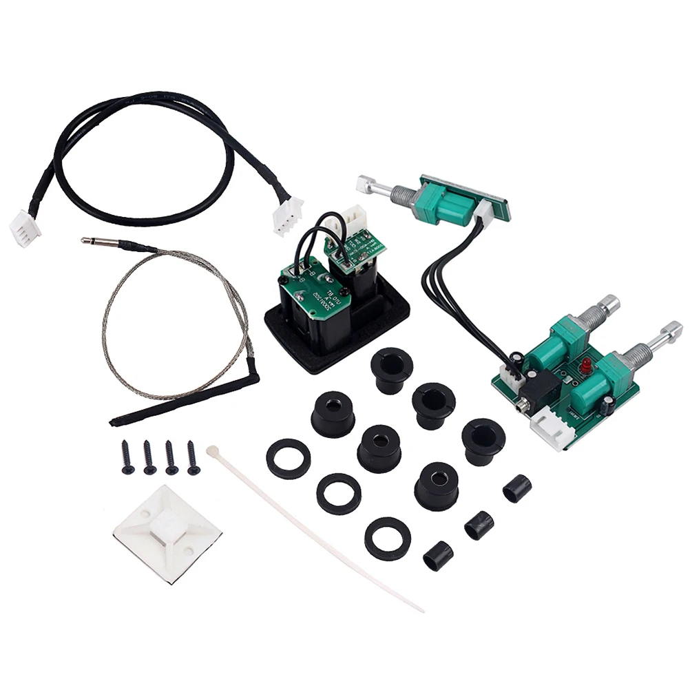 2 полосный EQ укулеле пьезо приемник предусилитель система захвата с высокими