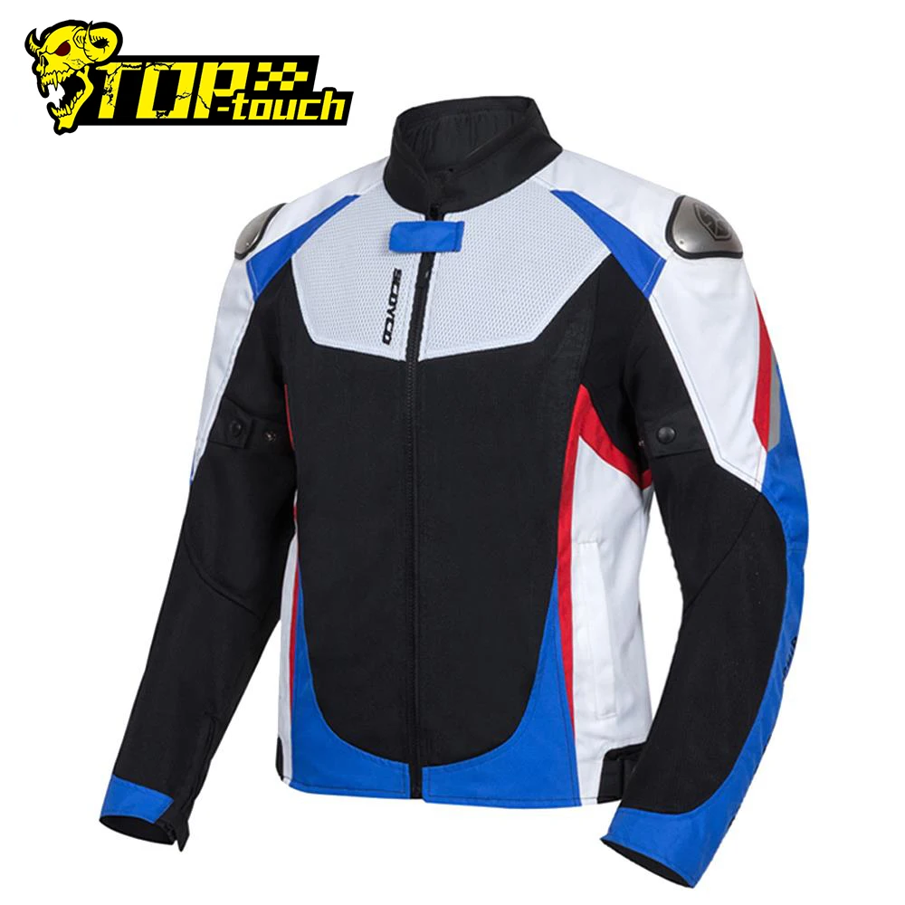 SCOYCO Motorcycle Jacket Men Summer Chaqueta Moto Protective Gear Reflective Motocross Protection Armor |