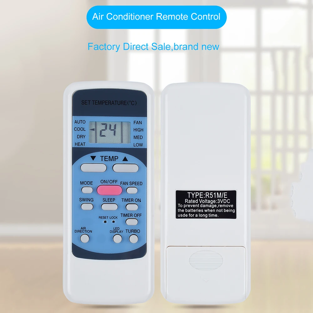 Портативный кондиционер воздуха пульт дистанционного управления для Midea Toshiba R51M/E