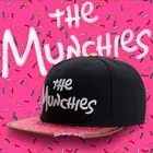 Новинка, бейсболка MUNCHIES, снэки, розовая Снэпбэк Кепка для мужчин и женщин, взрослые кепки для гольфа в стиле хип-хоп, уличные искусственные кепки