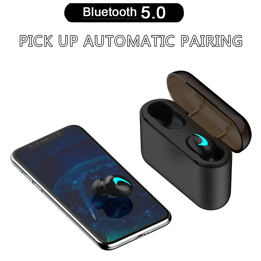 Троп Weiling TWS Bluetooth V5.0 наушники 3D стерео Спортивные Беспроводные с двойным