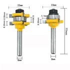 Комплект Т-образных фрез MC02121, комплект из 2 насадок 8 мм, для работ по дереву