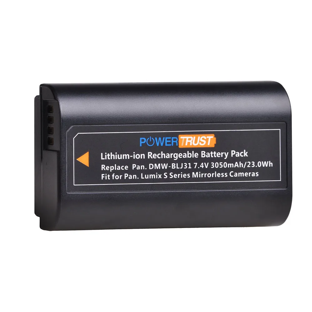 

2x 7.4V 3050mAh DMW-BLJ31 DMWBLJ31 BLJ31 Battery + LCD USB Dual Charger for Panasonic LUMIX S1, S1R,S1H, LUMIX S Series Camera