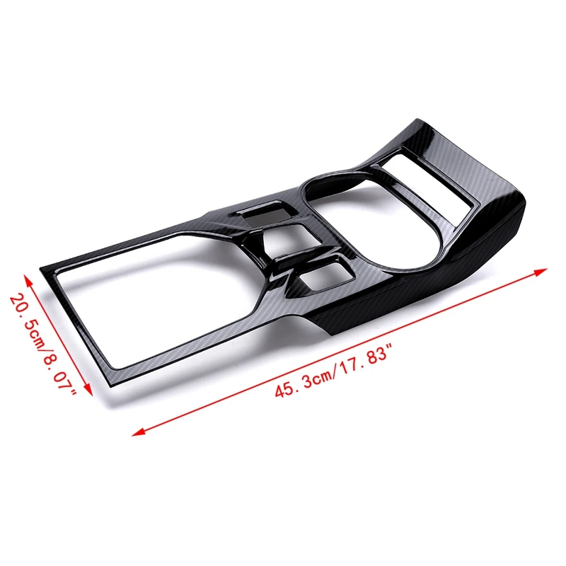 

For Subaru Xv 2017-2018 Carbon Fiber Color Abs Interior Gear Shift Box Panel Overlay Cover Trim Interior Dashboard Accessories