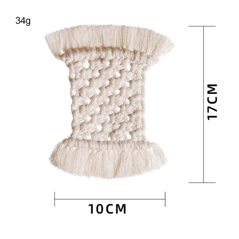 

Hand-made Placemat Pad Coasters Kitchen Table Mats Nordic Style dreamcatcher Coaster Bowl Insulation Pad Placemats, hot