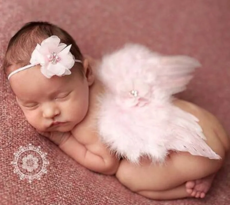 Модная Кружевная повязка на голову с перьями и цветами крылья Ангела реквизит