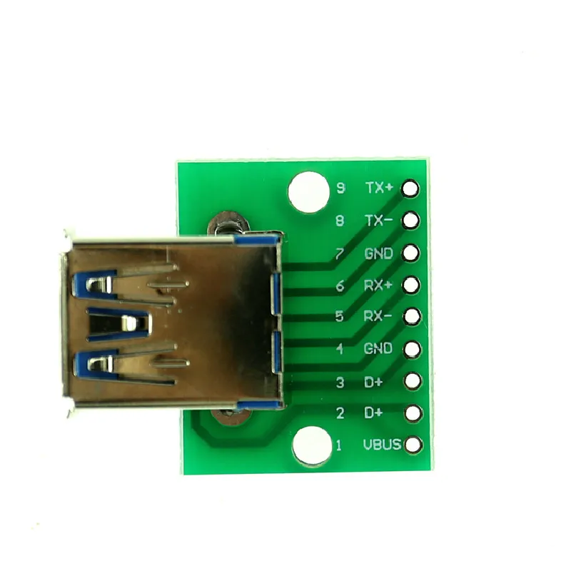 USB 3 0 гнездо DIP модуль usb плата адаптера|Смарт-гаджеты| |
