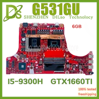 g531gw original motherboard with i5 9300h gtx1660ti is for asus rog g531gu g531gt g531gv g731gv notebook motherboard 100 test