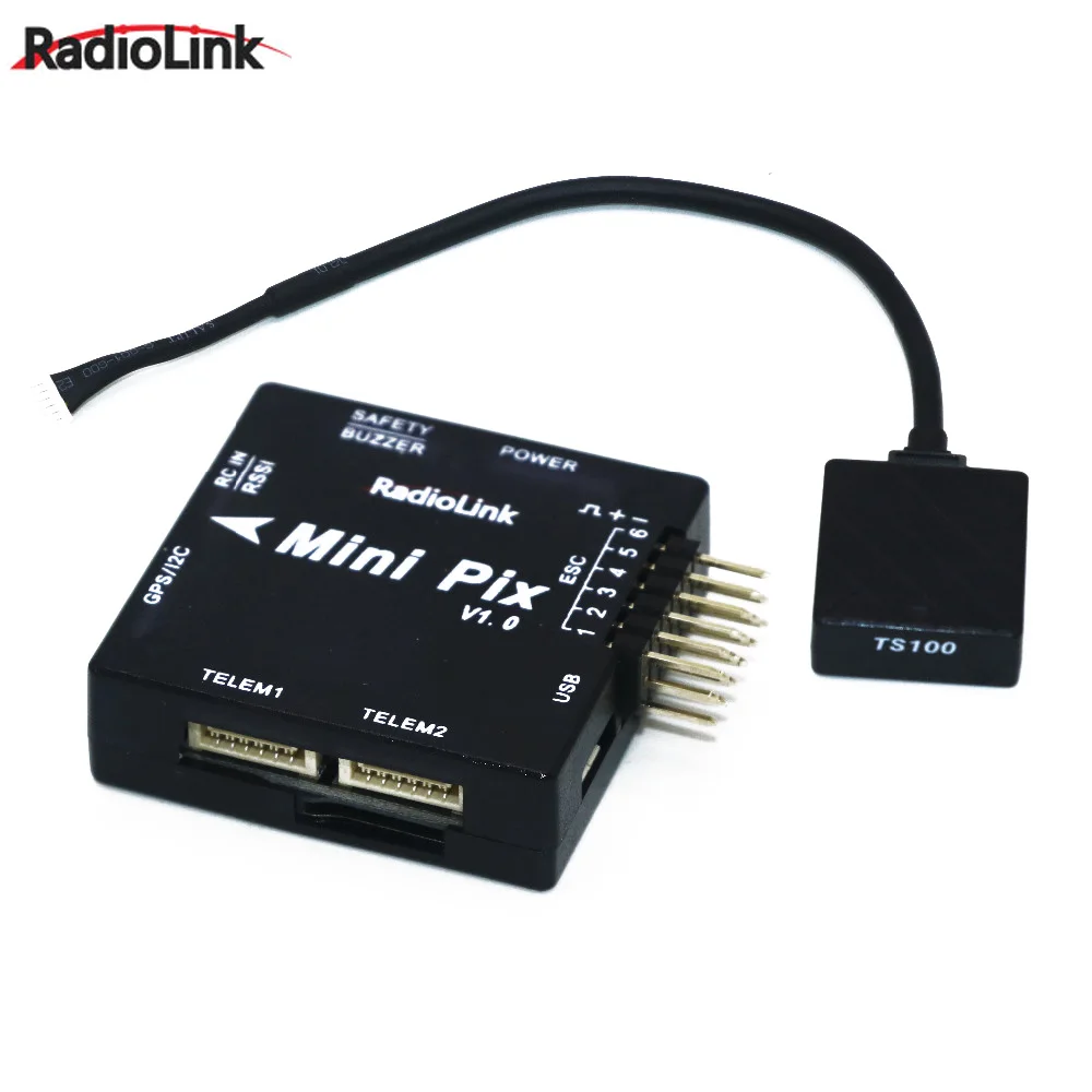 GPS-Контроллер полета Radiolink Mini PIX и M8N с ультразвуковым датчиком Su04/Mini OSD для