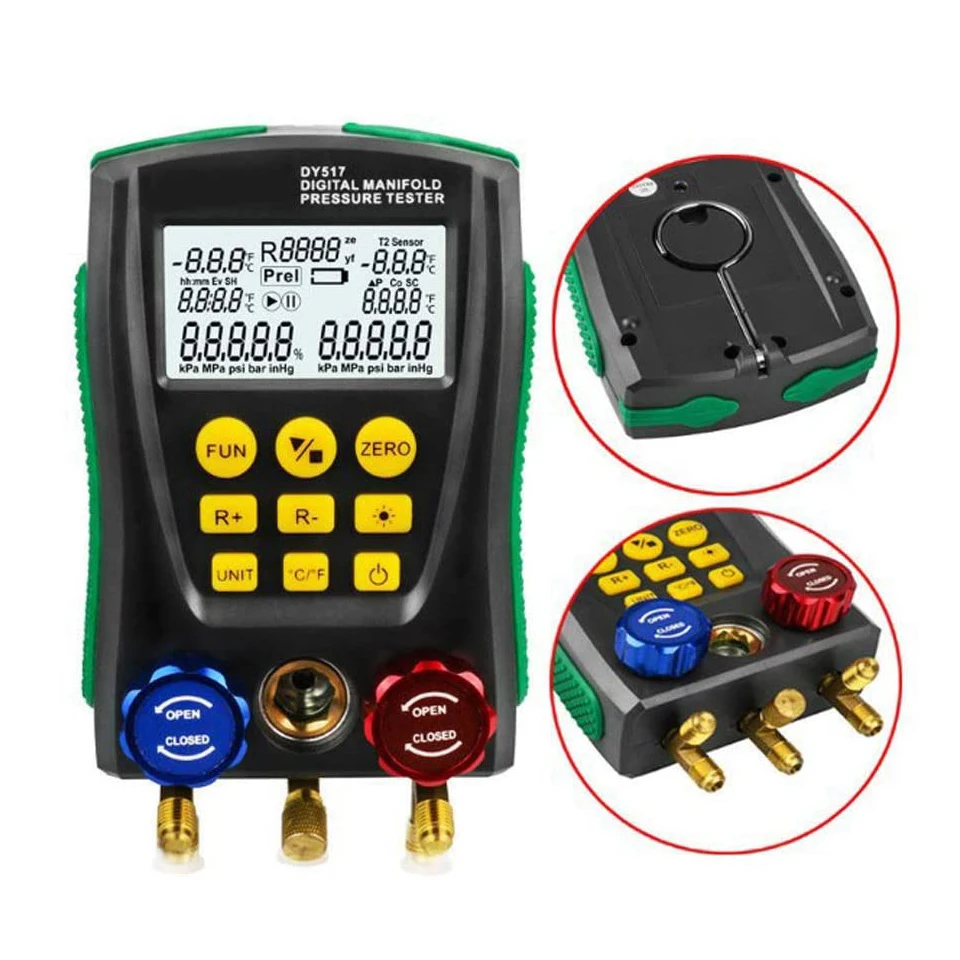 Цифровой манометр для автомобиля DY517 измеритель давления в вакууме коллекторов |