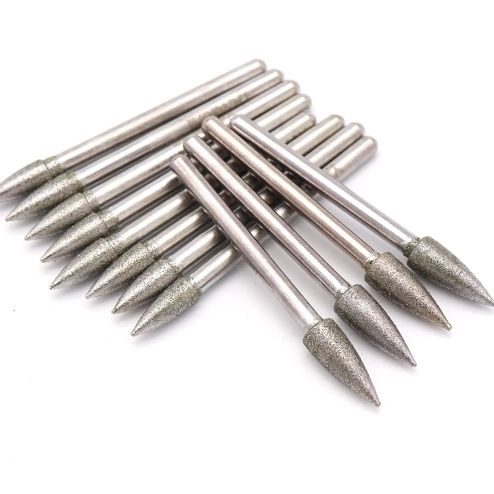 

Алмазное сверло, 1/5/10 шт., 4/5/8 мм, для Dremel