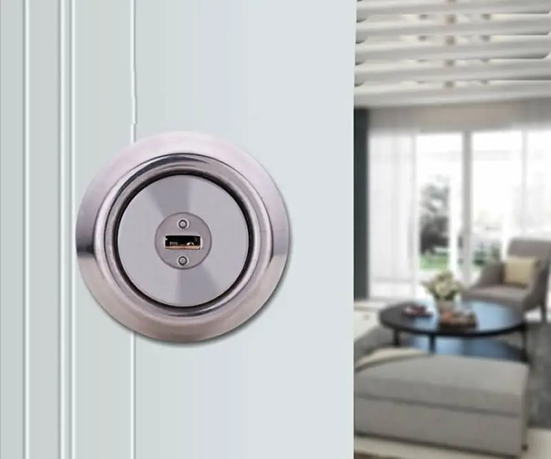 Защитный замок медный/сменный цилиндр замка c-уровня Универсальный Круглый