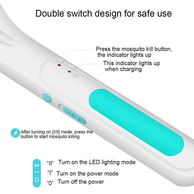 2020 USB Chargerable Home Электрический мух от комаров Жук Zapper Swatter москитный убийца