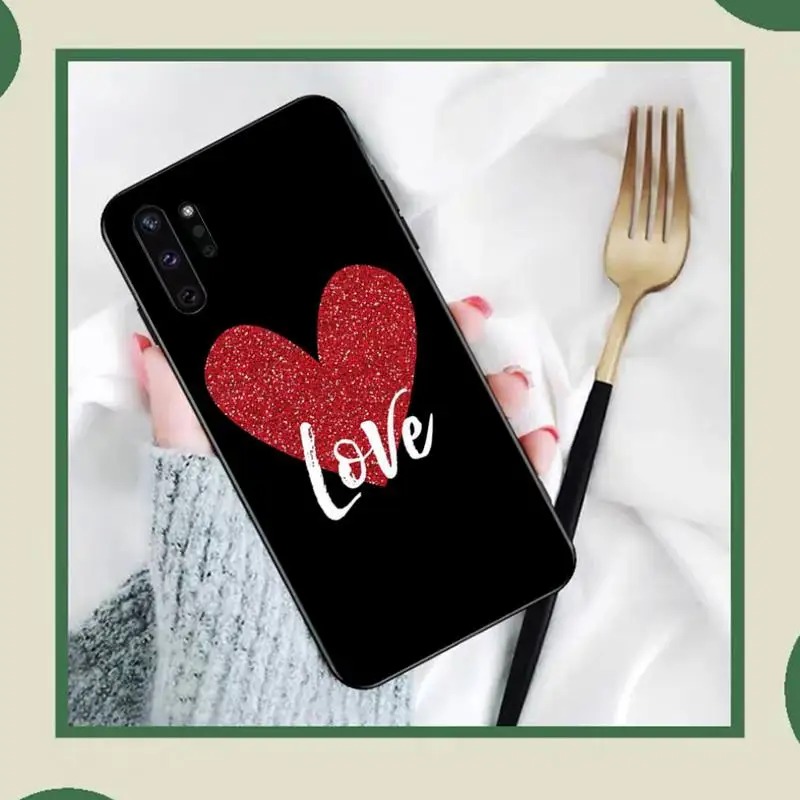 TOPLBPCS Милые Пары Любовь Сердце шикарный Милый чехол для телефона Samsung Note 3 4 5 7 8 9 10 20