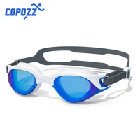 copozz women men adults hd anti fog uv protection swimming goggles water sport diving swim glasses with portable box set