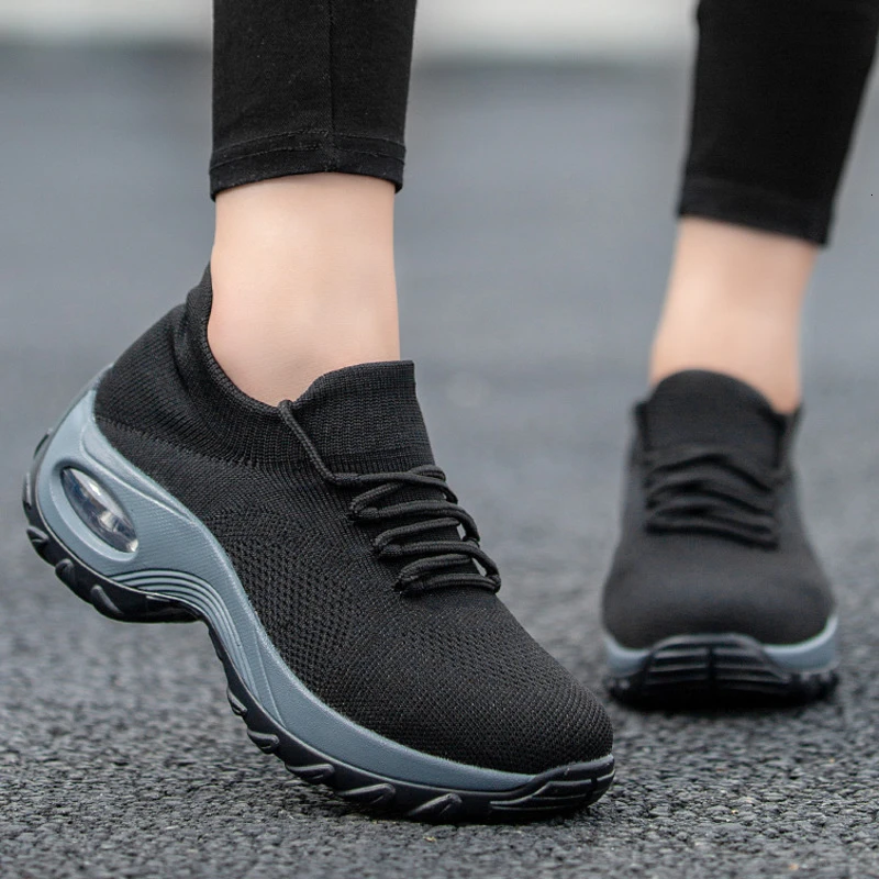 Tenis feminino/Осенняя женская обувь для тенниса новые дышащие кроссовки на платформе
