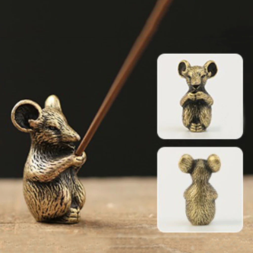 

Zodiac Animal Statue Incense Holder for 0.2cm Stick Incenses Home Fengshui