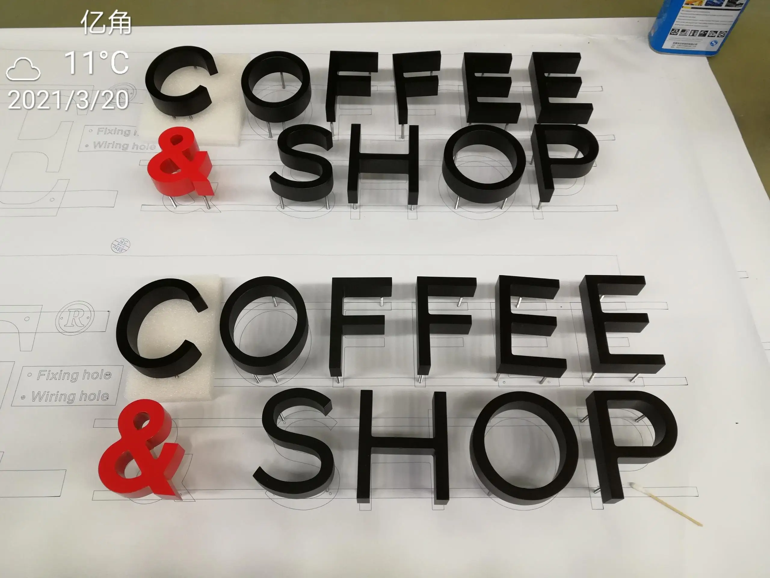 Customized Polished 3D Metal Channel Letter Stainless Steel Sign for Office Advertising | Дом и сад
