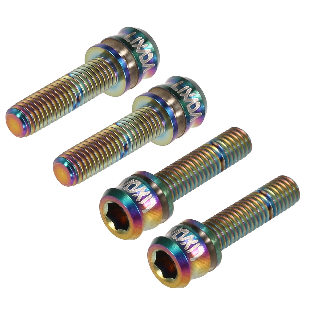 Сверхлегкие велосипедные крепежные винты из титанового сплава аксессуары для