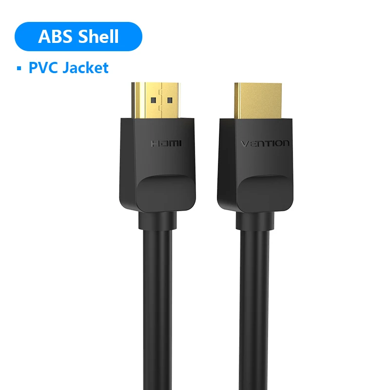Кабель Vention HDMI 2,0 1 м 1,5 м 2 м 3 м 5 м 4 к HDMI Цифровой HD видео кабель HDMI 2160P с Ethernet для PS3 проектор lcd Apple tv - Цвет: PVC Cable