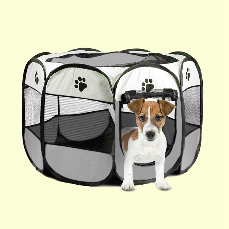 

Portable Pet Playpen Dog Playpen Foldable Pet Exercise Tents Dog Kennel House Playground for Puppy Dog Cat Bunny