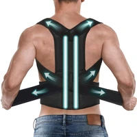 posture corrector magnetic therapy posture corrector brace adjustable shoulder back brace support belt no slouching logo print