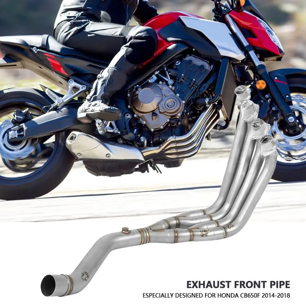 Выхлопная головка из нержавеющей стали для мотоцикла Honda CB650F 2014 2015 2016 2017 2018 |
