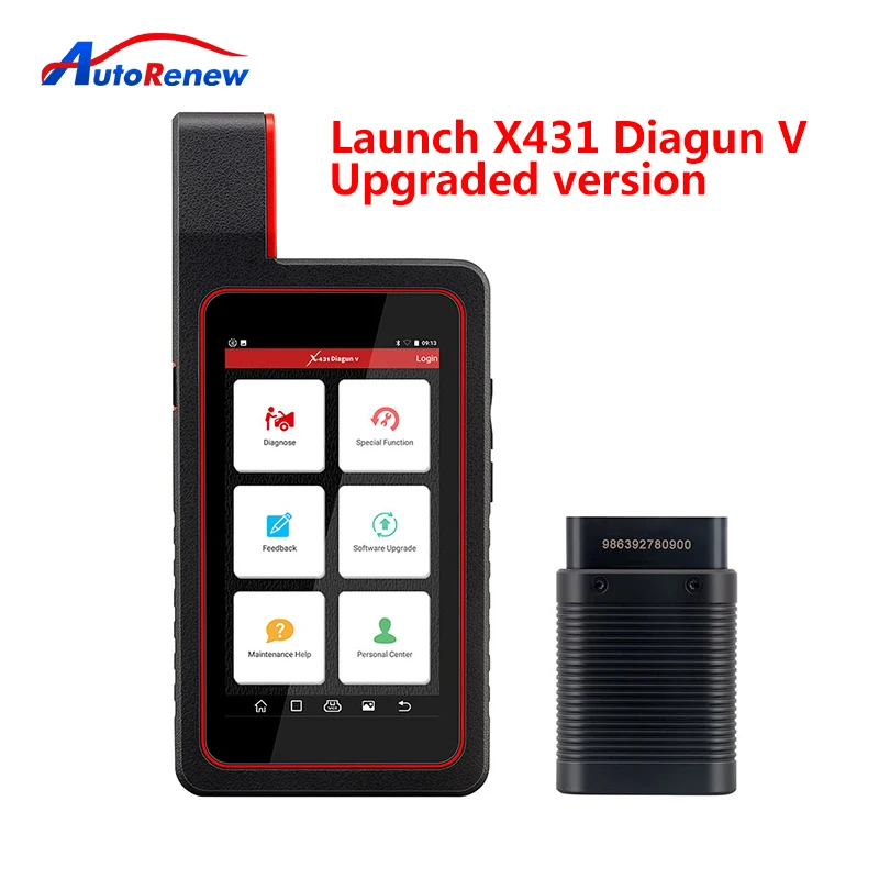 

LAUNCH X431 Diagun V OBD2 Auto Diagnostic Tool Full SystemCode Reader scanner OBDII OBD Scan Tool Update Online PK MK808 CRP909E