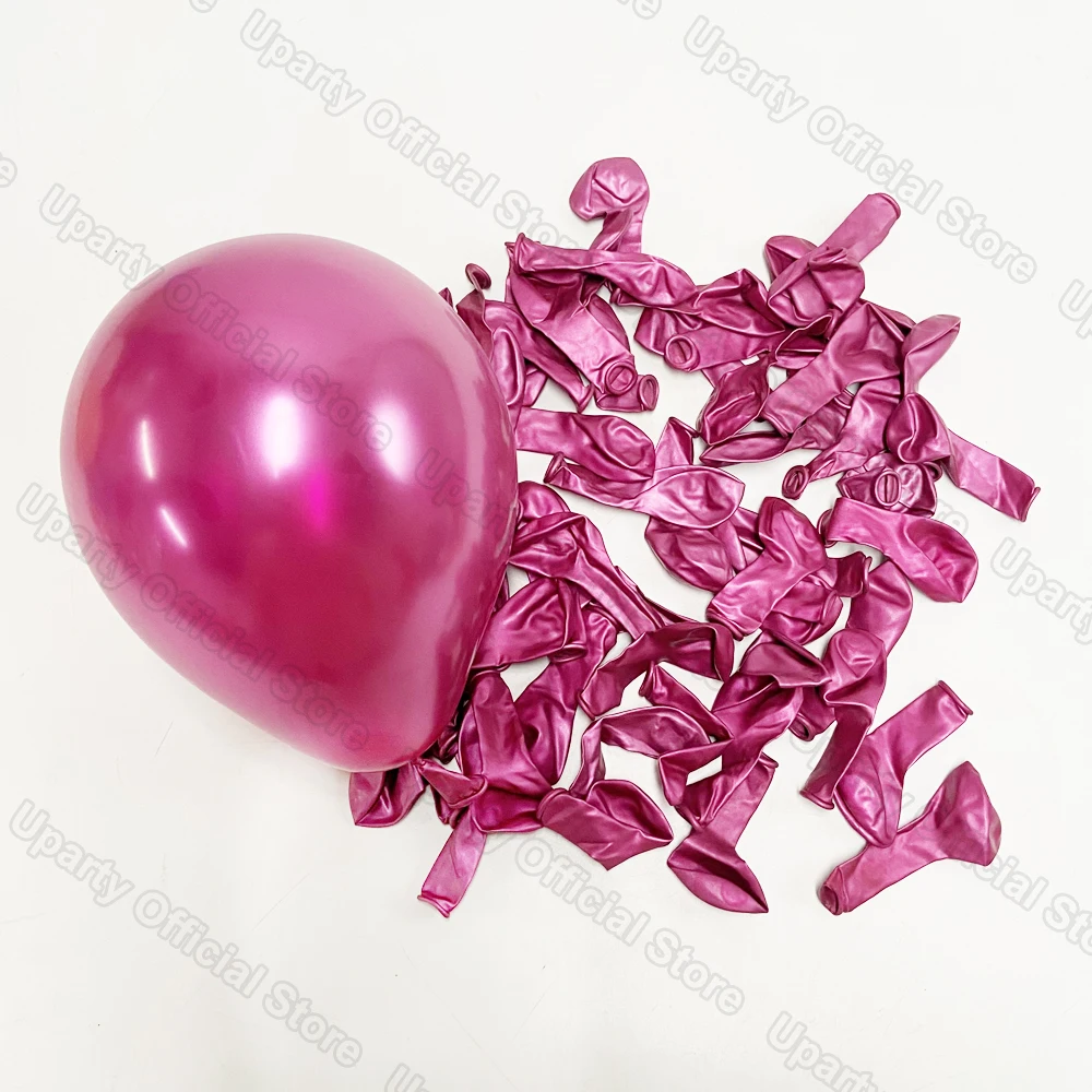 

100 шт., латексные воздушные шары с металлическим блеском, 5/10 дюймов