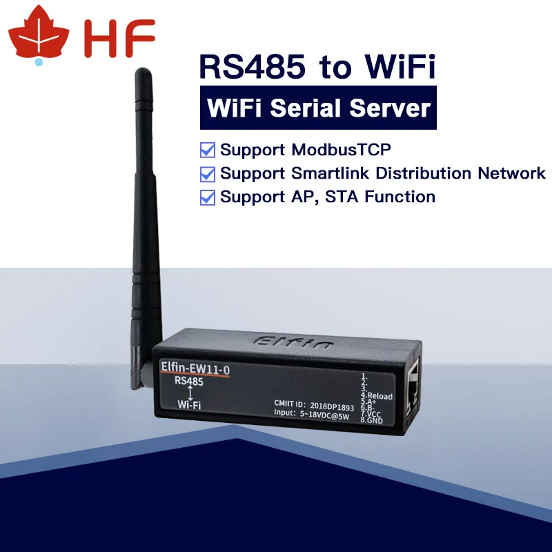 Elfin-EW11 последовательный порт TCP RS485 WiFi устройство Серверный модуль IP Telnet Modbus протокол TCP передача данных через WiFi - Цвет: Elfin-EW11-0-Lite