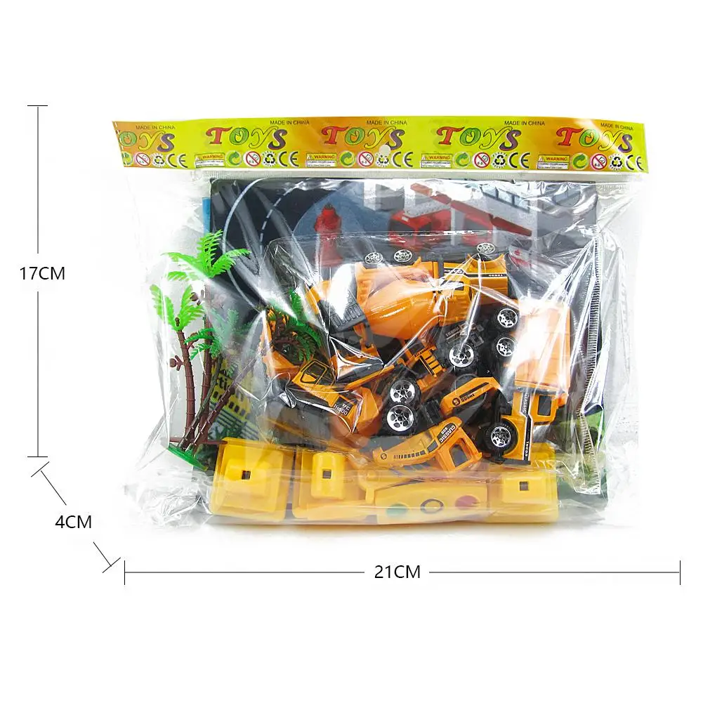 

Alloy Engineering Car Children Model Toys Educational Toys With Road Signs Carpet Game Mat Scene Construction Engineering Car