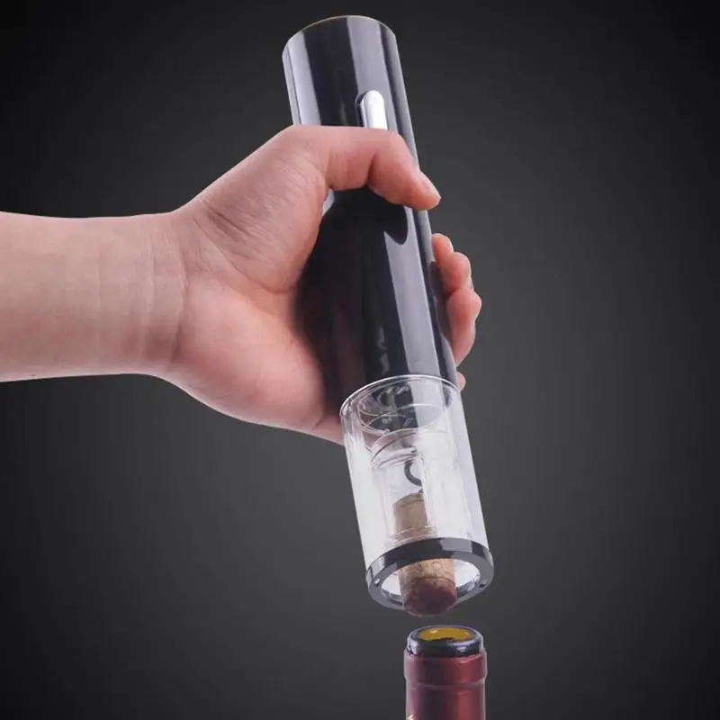 

Portable Electric Wine Opener Automatic Red Wine Bottle Opener Corkscrew Cap Cork Stopper Decanter Foil Cutter Set Kitchen Tool