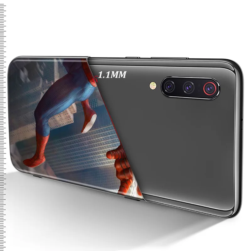 

Marvel Avengers Super Hero Spider Man For Xiaomi Mi 11 11i 10T Note 10 9T 9 SE 8 Lite Pro Ultra 5G TPU Silicone Black Phone Case