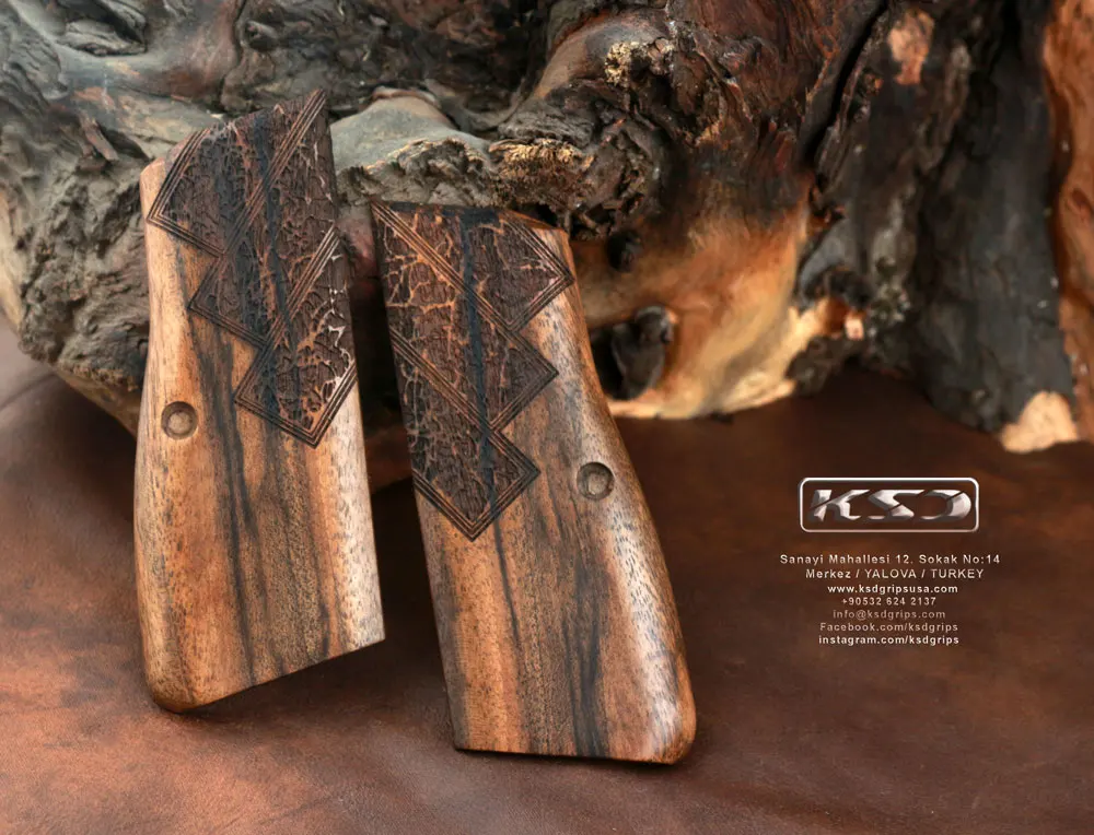 

KSDGrips HP Model Compatible Walnut Grip for Replacement