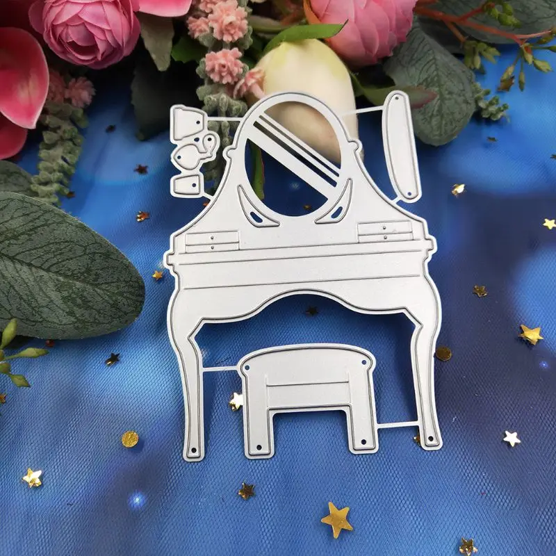 Туалетный столик для резки металла штампы Трафаретный Скрапбукинг DIY штамп