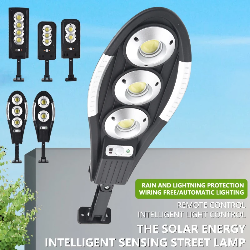 

COB Solar Led Street Lights Outdoor Security Light Wall Lamp Waterproof PIR Motion Sensor Smart Wall Lamp Garden Decoration