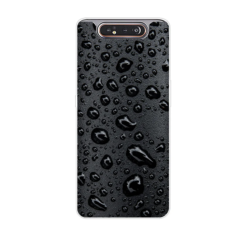 Чехол для телефона для samsung Galaxy A80 чехол силиконовые в форме цветка окрашенные мягкая накладка на заднюю панель из ТПУ чехол для samsung A80 80 чехол модные Coque