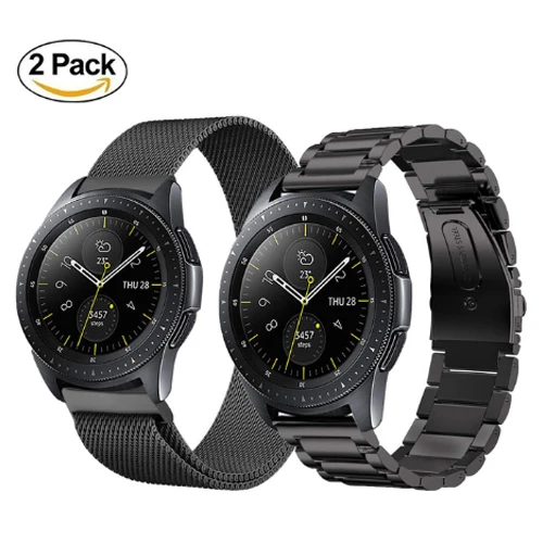 3 Ремешок для часов huawei gt для samsung galaxy watch band 46 мм active S3 Frontier/классический ремешок для часов металлический браслет+ пленка+ инструмент - Цвет ремешка: 3