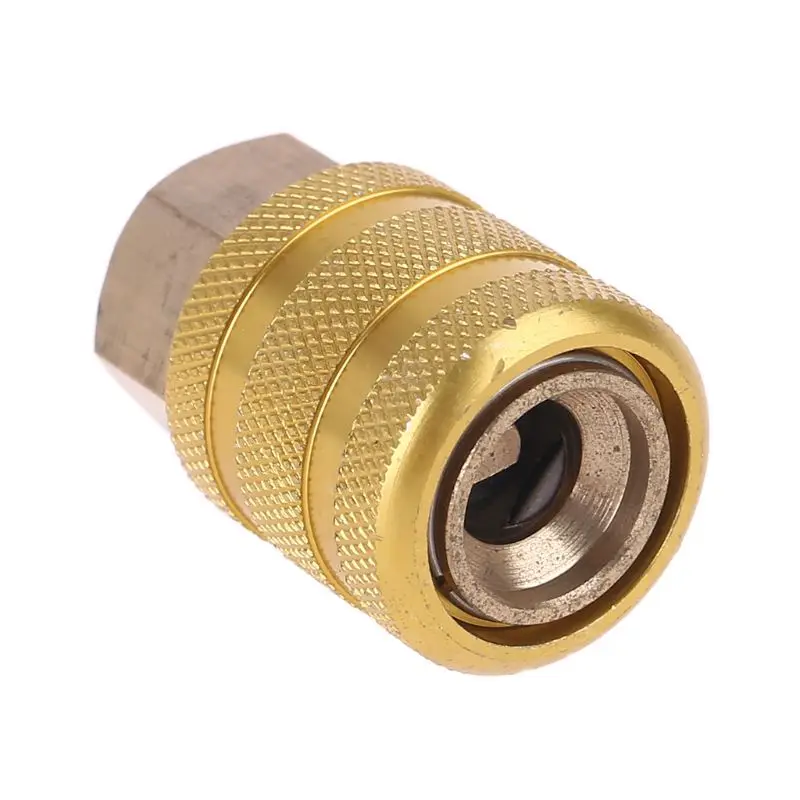 

P82B Hardware 1/4" NPT Coupler Female Copper thickened inflatable Joint Quick Connect