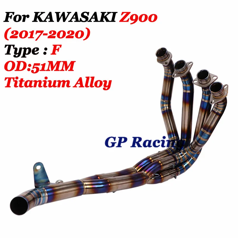 Slip On выхлопных газов для KAWASAKI Z900 2017-2020 мотоциклетные полной выхлопной системы
