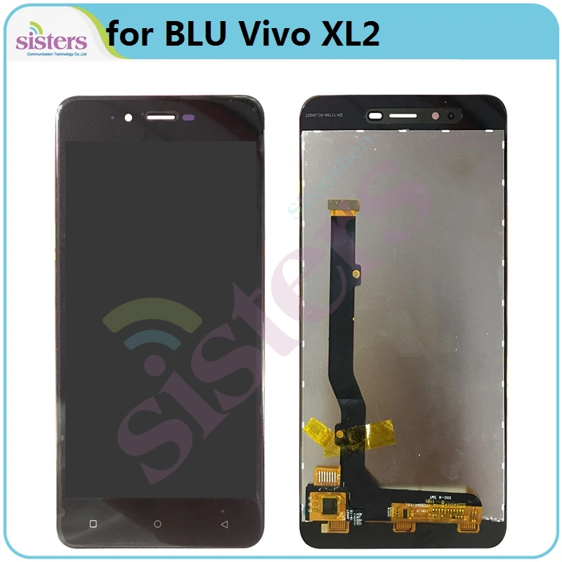 for blu vivo xl2 xl 2 lcd display v0070uu v0070ee lcd screen lcd display touch screen digitizer 5 5 phone repair parts tested free global shipping
