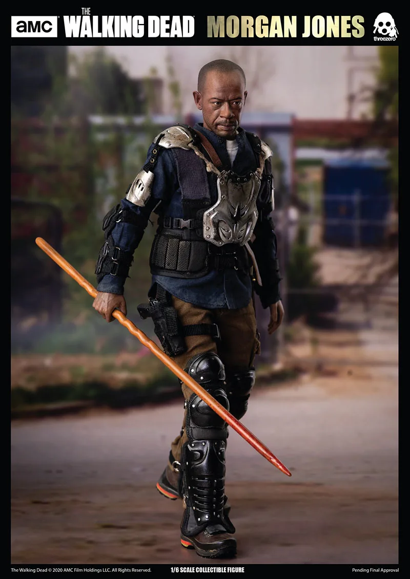 

THREEZERO 3Z0099 1/6 The Walking Dead Morgan Jones12" Male Soldier Action Doll Full Set For Fans Collection