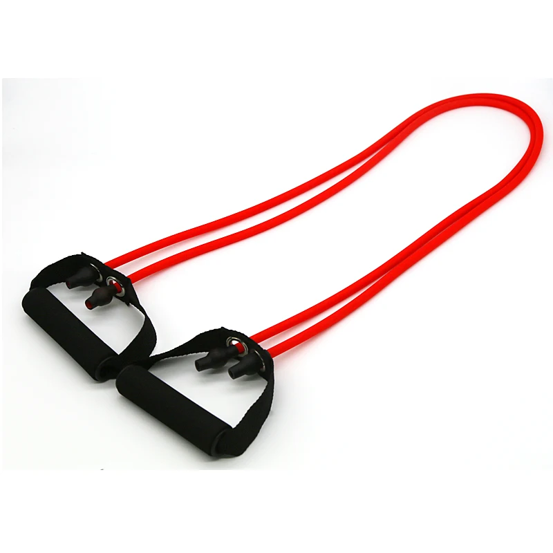

Yoga Elastic Pull Rope 120cm 2 Tube Fitness Resistance Bands Muscle Exercise Expander Gym Exercise Sport Training Tensile Band