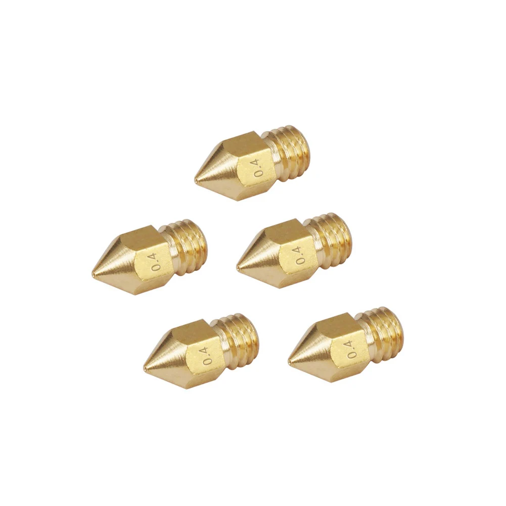 5 шт. 0 4 мм латунный Экструдер Насадка печатающая головка + шт 26 горло для MK8 MakerBot