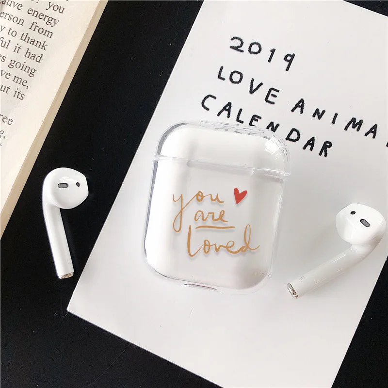 1 шт. наушники для хранения Airpods тонкий прозрачный жесткий PC наушники защитный чехол для Airpods 2 зарядная коробка - Цвет: 1