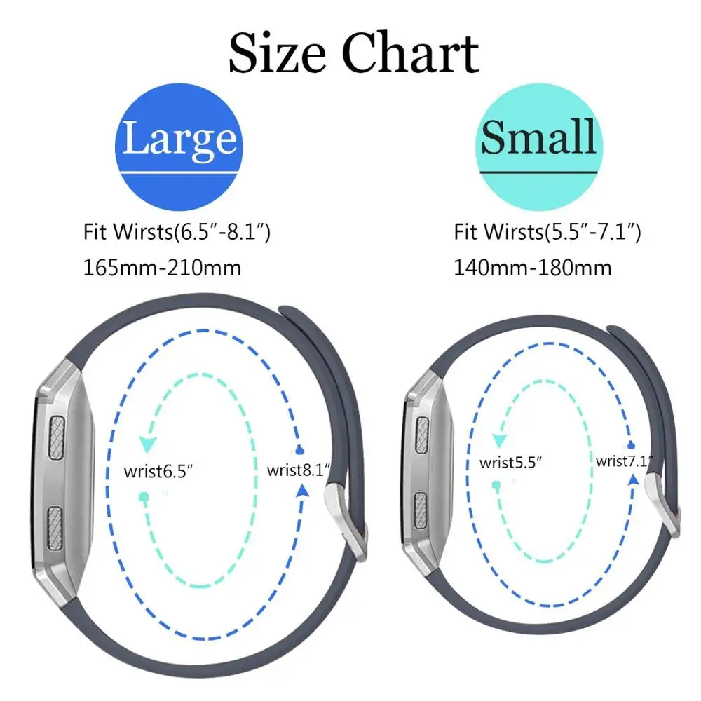 Ионные ремешки Fitbit мягкий аксессуар заменяемые Мужские t-образные для ионные
