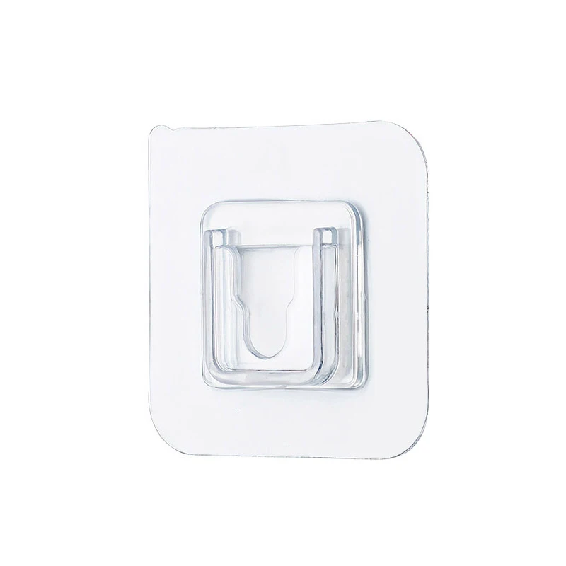 

Double-Sided Adhesive Wall Hooks Hanger Strong Transparent Hooks Wall Storage Holder For Kitchen Bath Supplies Suction Sucker