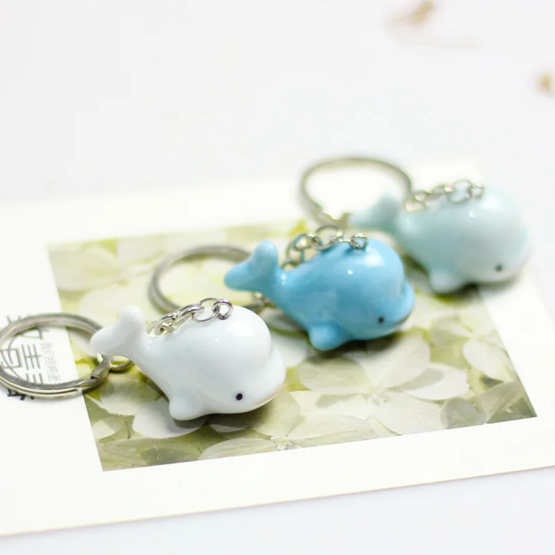 Милый брелок в форме дельфина Кита морской океан животное автомобильные брелки