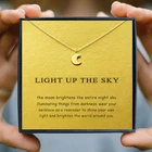 Ожерелье с подвеской Сейлор Мун, Свадебная подарочная коробка с подсветкой, искусственный сплав, открытка с пожеланием, новое поступление